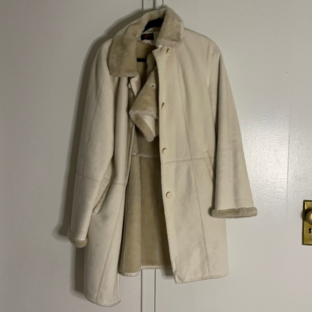 Gallery Cream Fur Coat